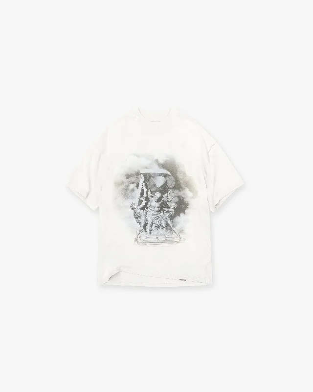 Men's Shirts with Rounded HemlinesAtlas T-Shirt - Flat White