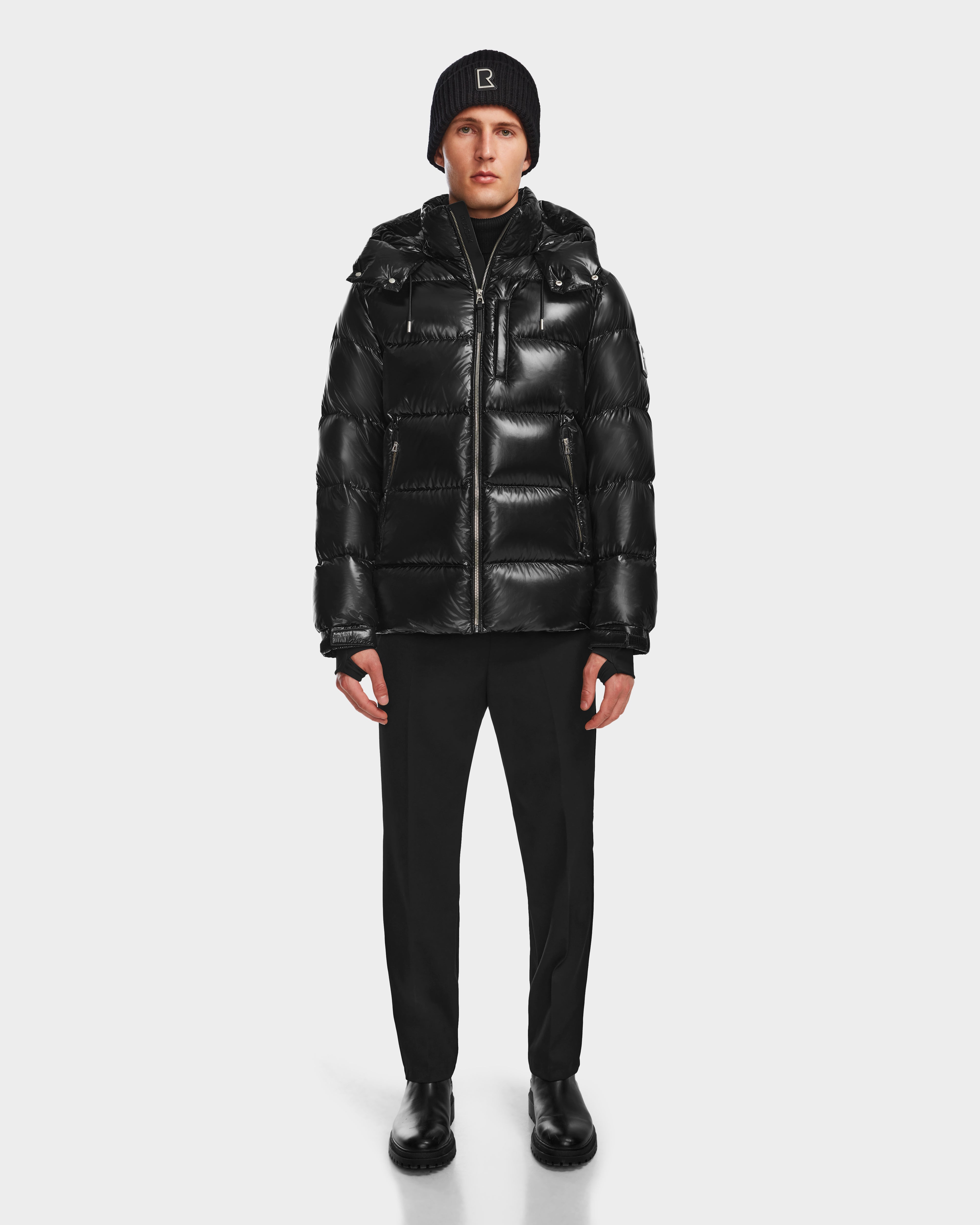 Men's Coats with Military InfluenceVINCE S - 6124560 Black