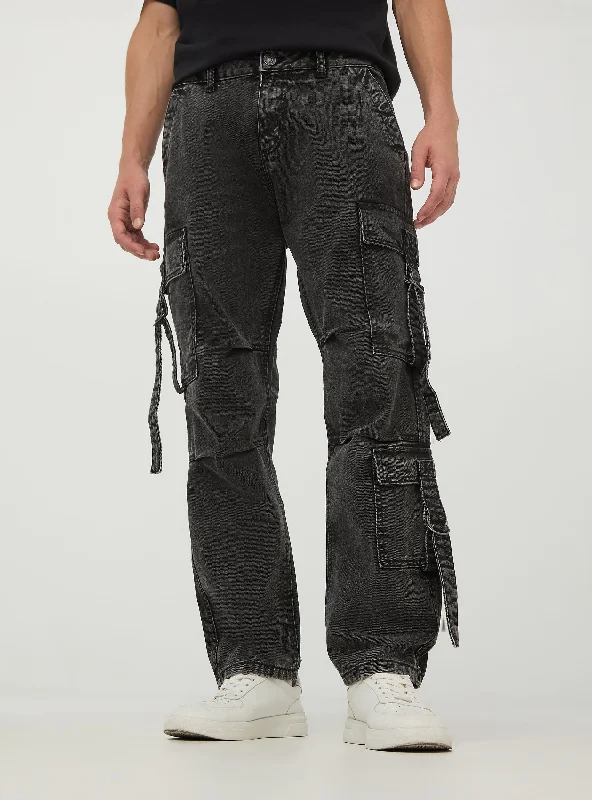 Men's Jeans with a Distressed LookMan Long pants jeans