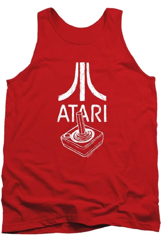Men's Shirts with Pin CollarsAtari Joystick Logo Adult Tank