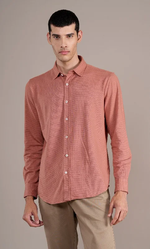 Men's Party Pants for a Fun Night OutMen's Coral Self Design Full Sleeves Casual Shirt Men's Party Pants for a Fun Night OutMen's Coral Self Design Full Sleeves Casual Shirt