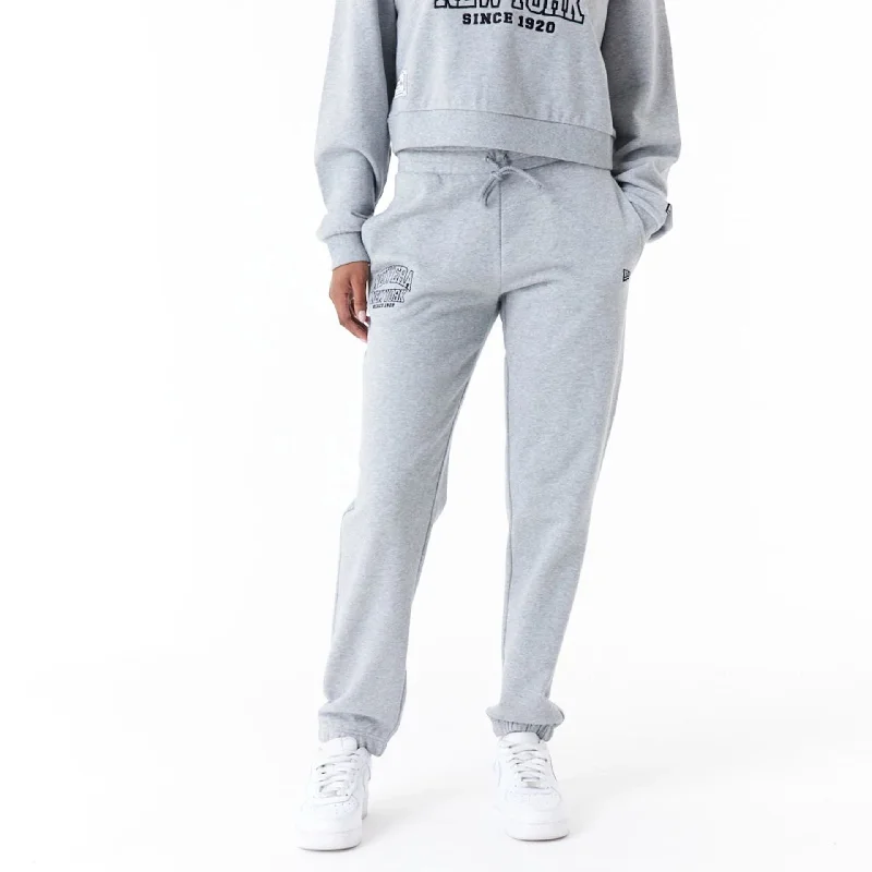 Men's Pants with Hidden PocketsNew Era Womens Arch Wordmark Grey Joggers