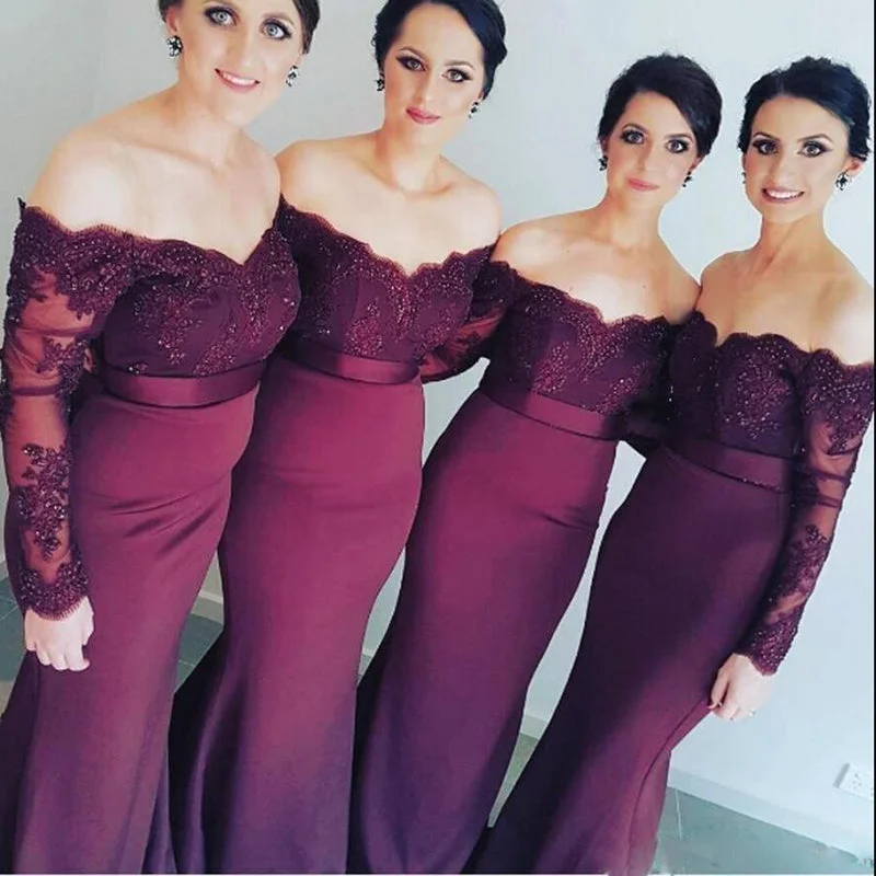 women's wrap dressesBurgundy Off Shoulder Women Bridesmaid Dresses Long Mermaid Formal Wedding Party Gown Maid of Honor dress women's wrap dressesBurgundy Off Shoulder Women Bridesmaid Dresses Long Mermaid Formal Wedding Party Gown Maid of Honor dress