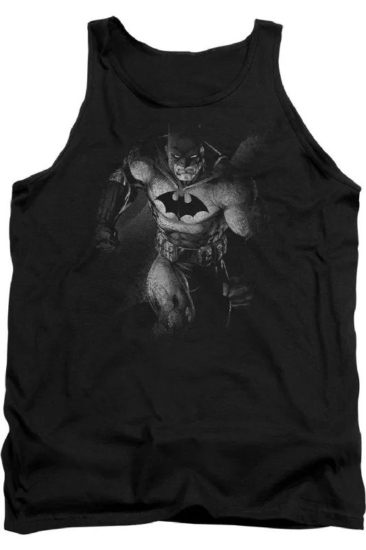 Men's Shirts with Graphic PrintsBatman Materialized Adult Tank Top