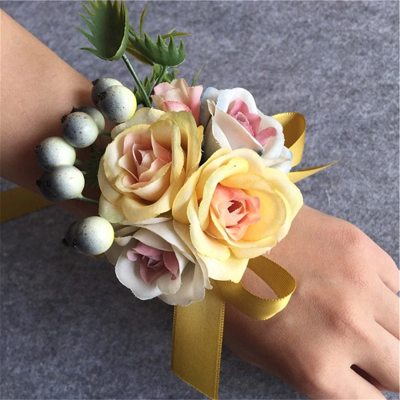women's vintage dressesHandmade Wedding Corsage Groom Boutonniere Bride Bridesmaid Women hand Wrist Flower Artificial Flowers Corsages Wedding women's vintage dressesHandmade Wedding Corsage Groom Boutonniere Bride Bridesmaid Women hand Wrist Flower Artificial Flowers Corsages Wedding