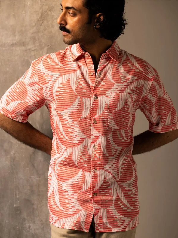Men's Patterned Pants with PlaidsMen's Pink Lyocell Linen Regular Fit Printed Shirt Men's Patterned Pants with PlaidsMen's Pink Lyocell Linen Regular Fit Printed Shirt