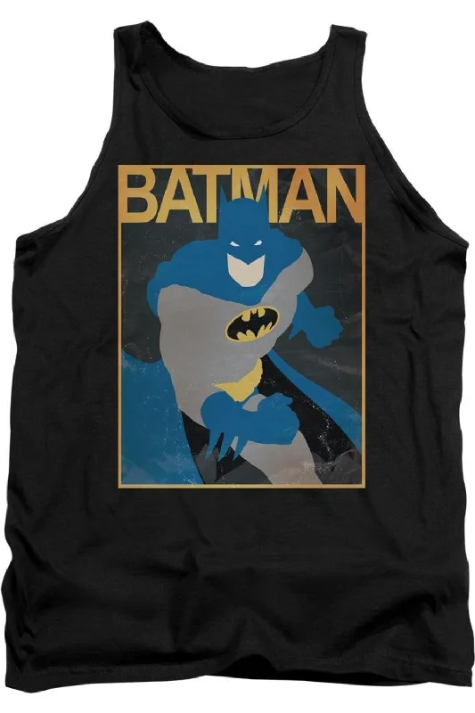 Men's Unique and Designer TopsBatman Simple Bm Poster Adult Tank Top