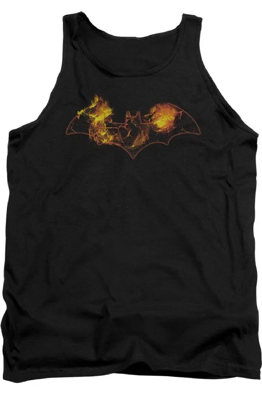 Men's Shirts with Pocket SquaresBatman Molten Logo Adult Tank Top