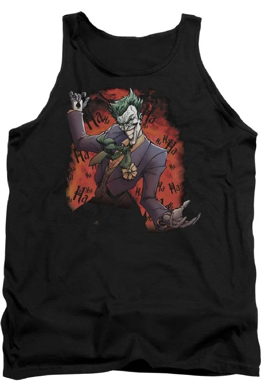 Men's Shirts with Mock NecksBatman Jokers Ave Adult Tank Top
