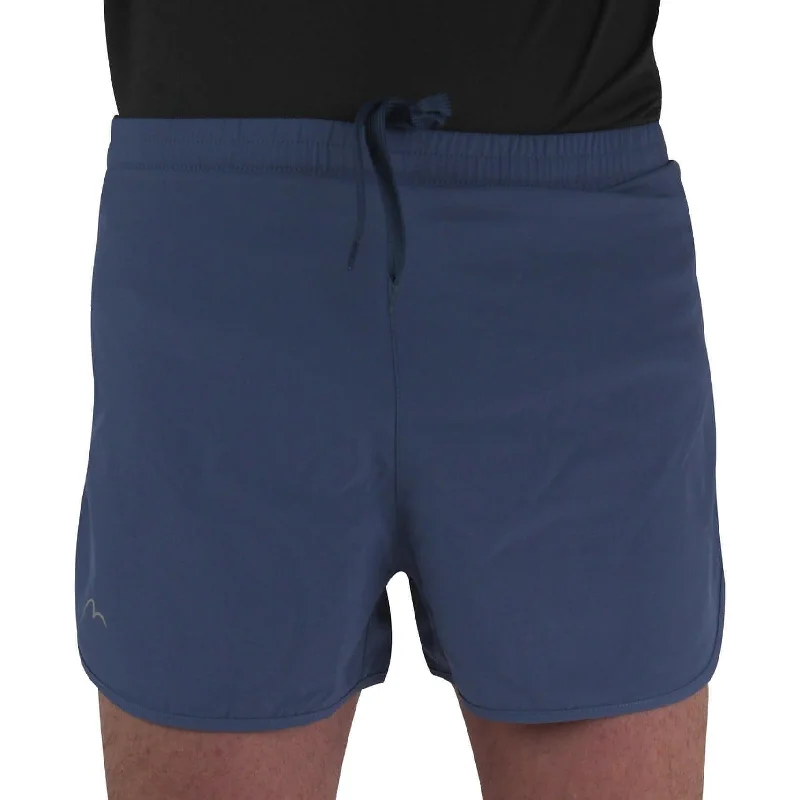 Men's Pants with Stain-Resistant TreatmentMore Mile Racer Split Mens Running Shorts - Blue Men's Pants with Stain-Resistant TreatmentMore Mile Racer Split Mens Running Shorts - Blue