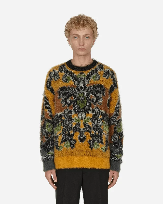Patterned Men's Fair Isle SweatersFleur Chenille Sweater Multicolor