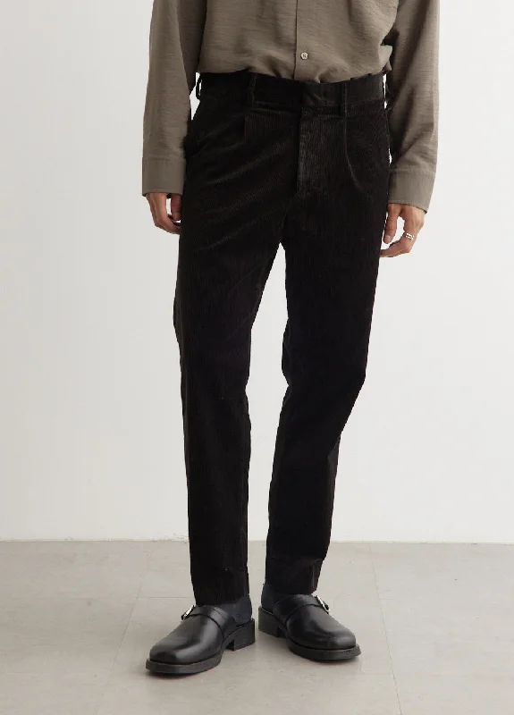 Men's High-Waisted Pants for a Retro StyleBill Corduroy Trousers