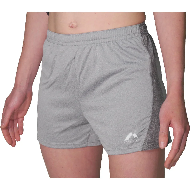 Classic Men's JeansMore Mile Marl Jersey Womens Training Shorts - Grey