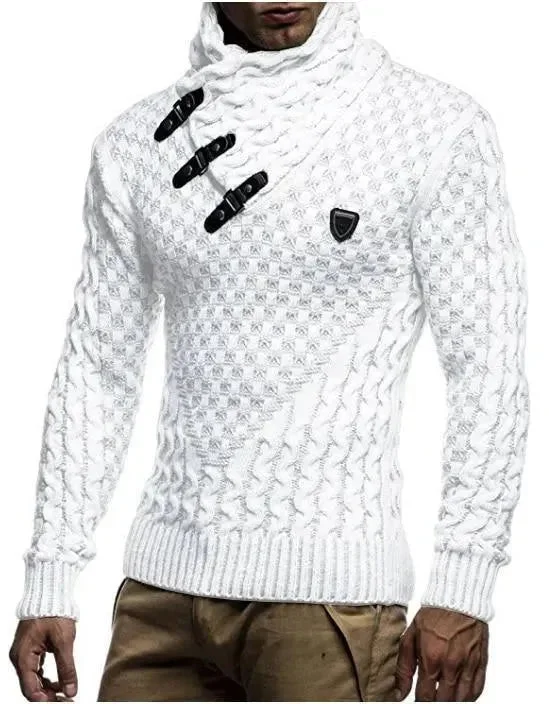 Men's Sweaters with Unique and Custom DesignsTurtleneck Pullover Sweater For Men