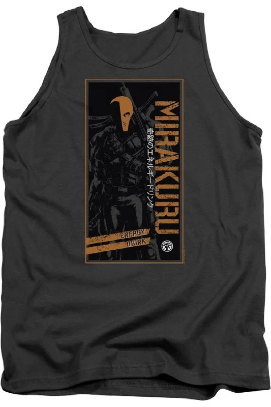 Men's Shirts with Snap ButtonsArrow Mirakura Energy Drink Adult Tank Top