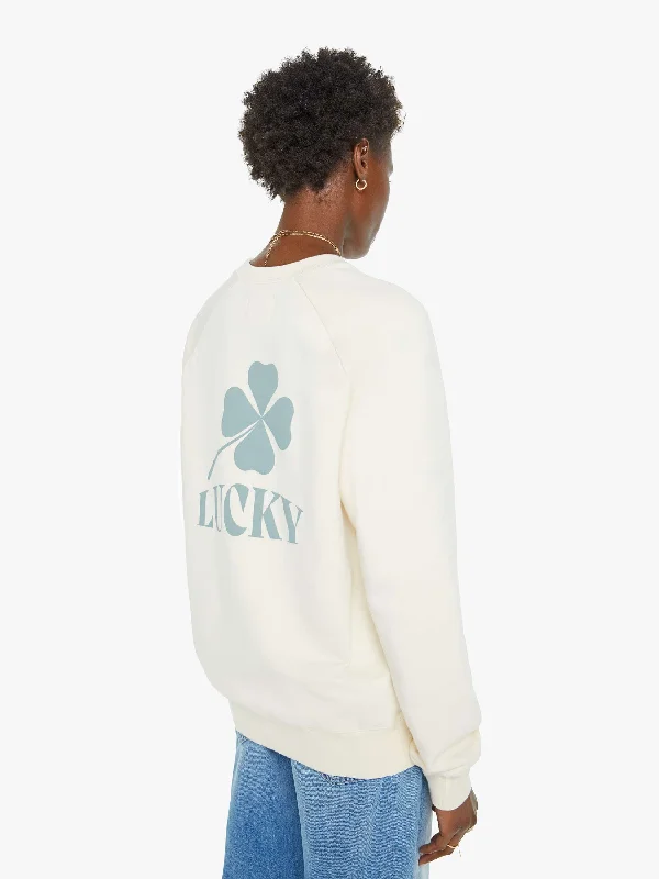 Men's Jeans with a Distressed LookLa Paz Cunha Sweatshirt - Lucky Ecru