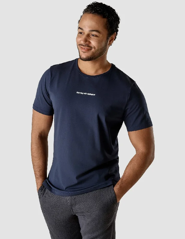 Men's Dressy Shirts for Formal EventsSupima Autograph T-shirt Navy