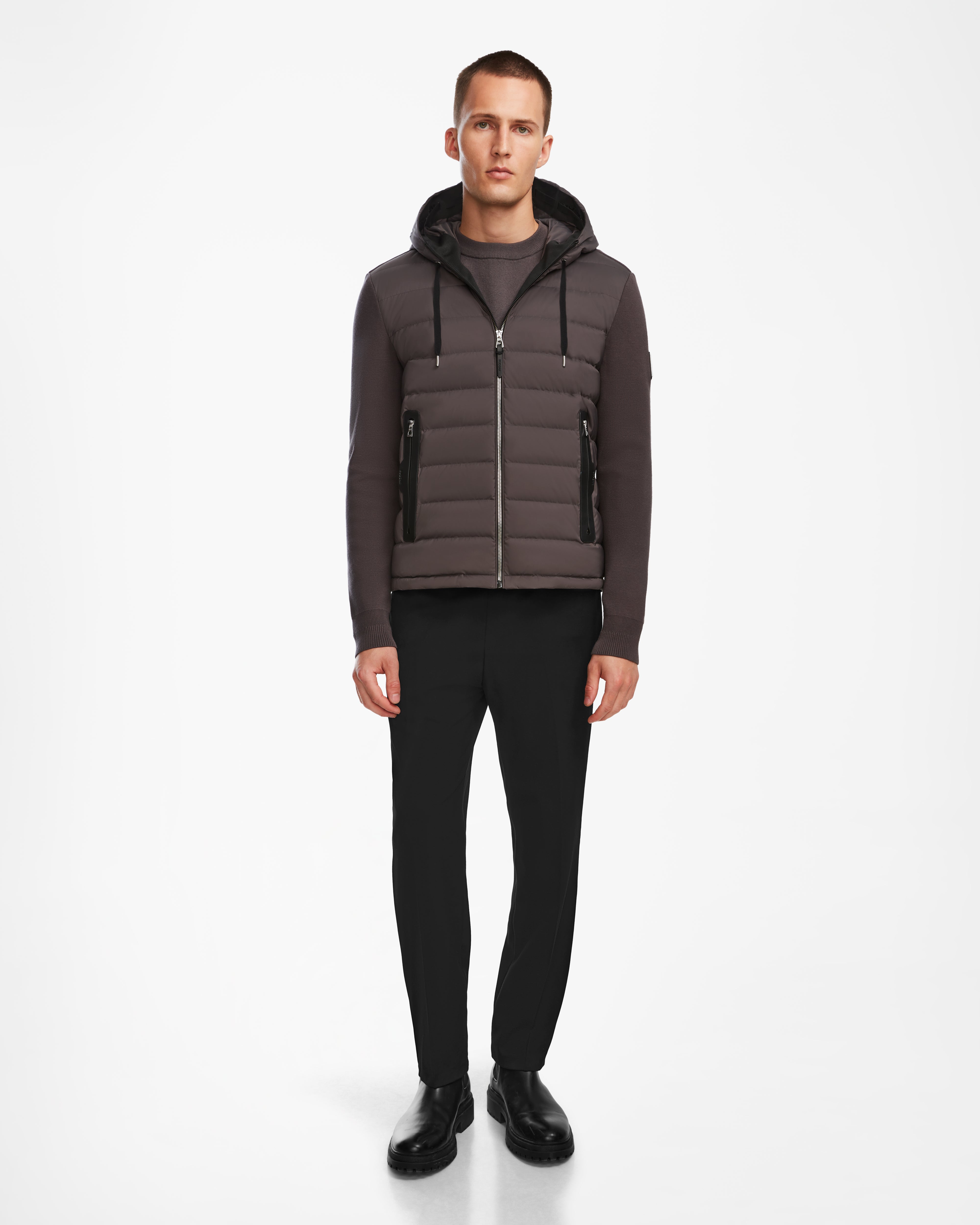 Men's Coats with Hand WarmersRIVER - 6124584 Grey