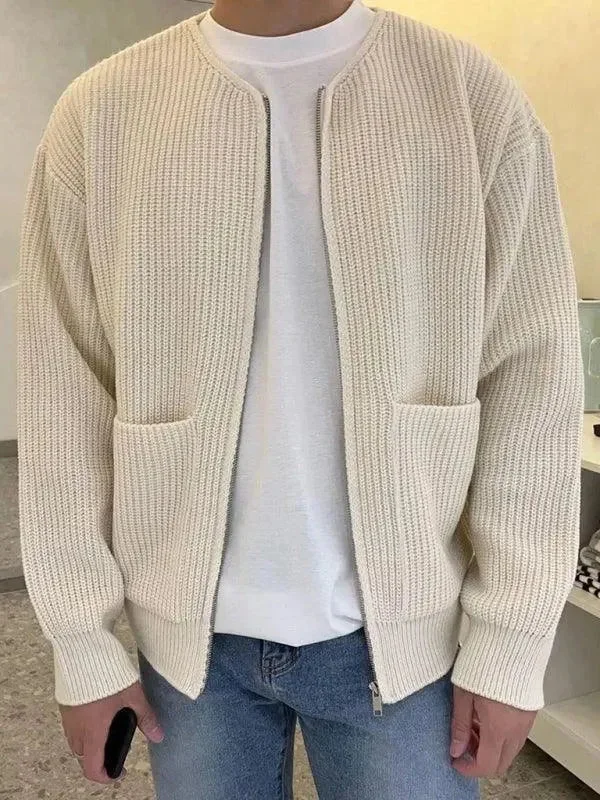 Men's Sweaters with EmbellishmentsCasual Lazy Style Men Cardigan Sweater
