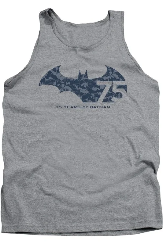 Men's Shirts for Beach OutingsBatman 75 Year Collage Adult Tank Top