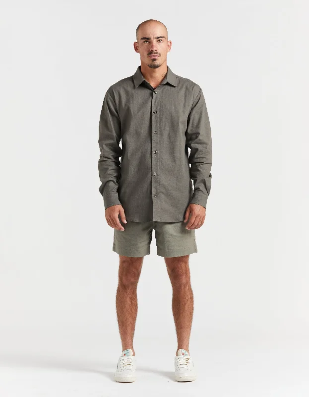 Men's Patterned Pants with Camouflage PrintsAustin Shirt - Khaki