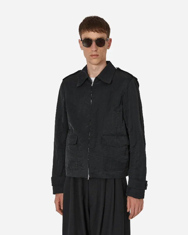 Warm Men's Down JacketsNylon Jacket Black