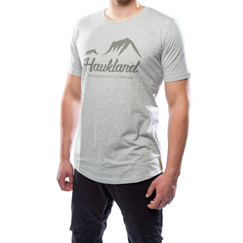 Men's Shirts with Patchwork PatternsHaukland T-Shirt Grey (Auslaufmodell)