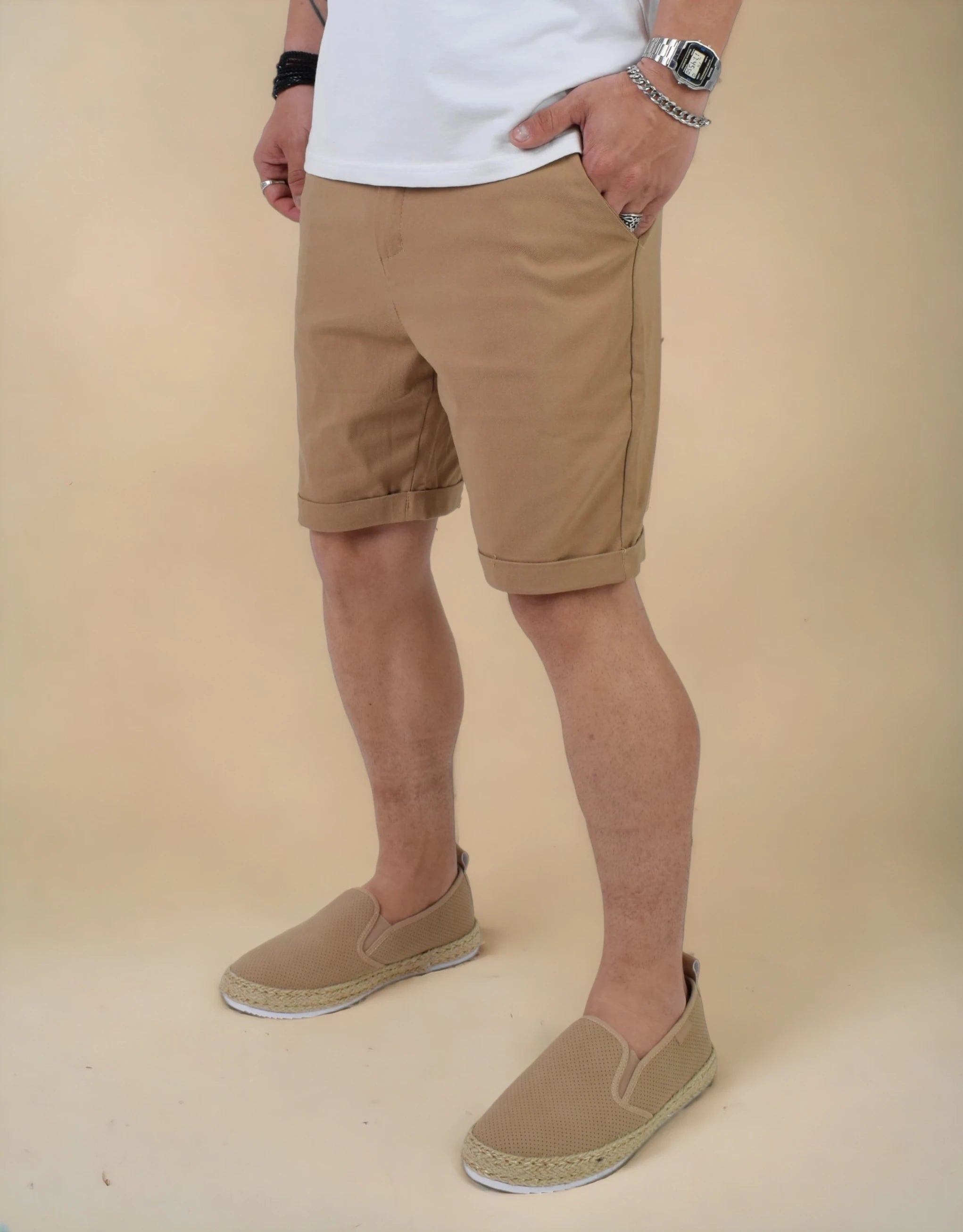Men's Pants with Cargo PocketsShort Pant