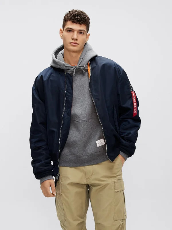 Warm Men's Down JacketsL-2B LOOSE BOMBER JACKET