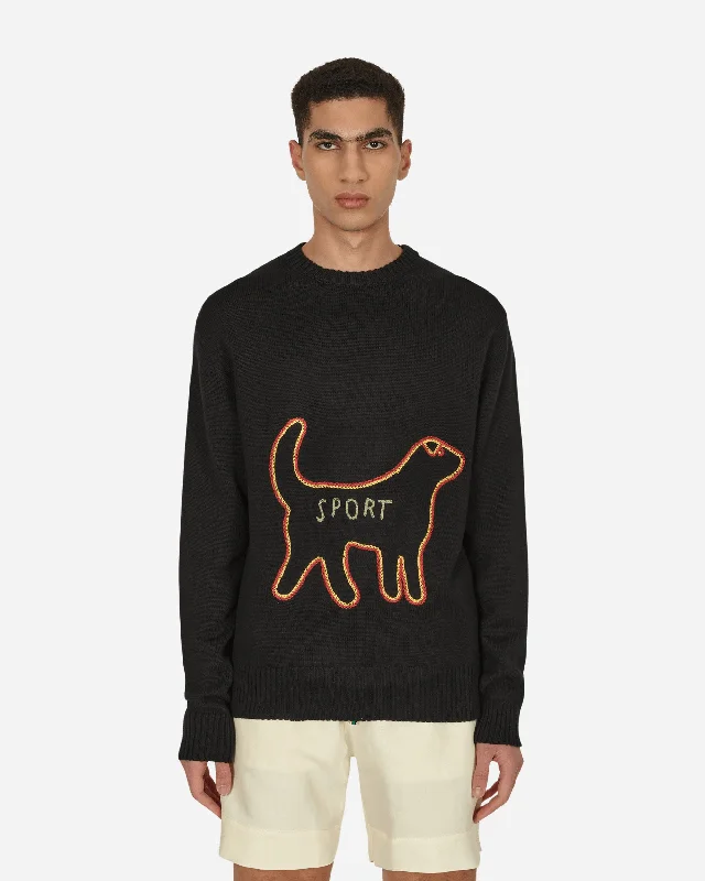 Men's Sweaters with Cable PatternsSport Crewneck Sweater Multicolor