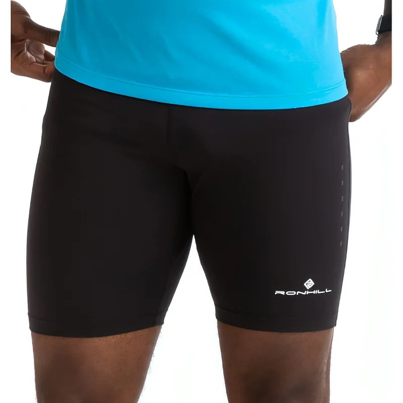 Men's Pants with Patchwork PatternsRonhill Core Mens Short Running Tights - Black