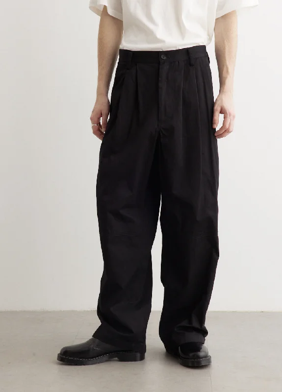 Men's Unique and Designer Bottom Wear for a Statement LookSide Action Pleats Pants