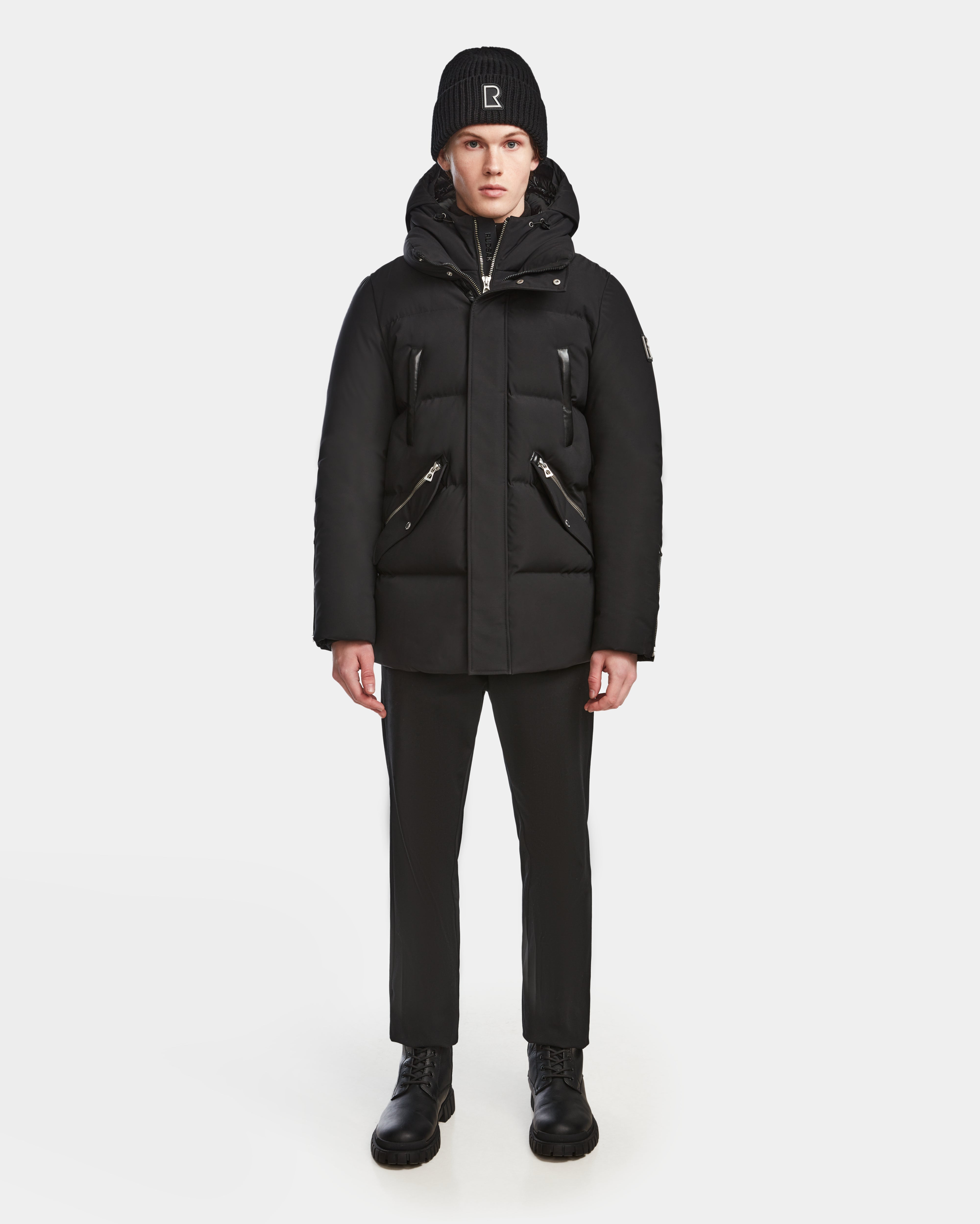 Men's Coats without LiningAPOLLO - 9123510 Black M