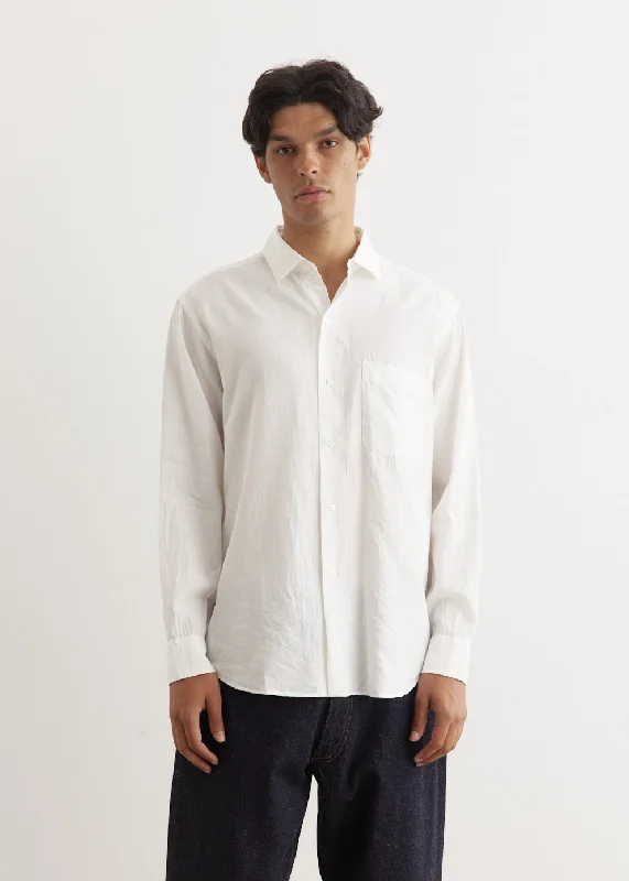 Casual Men's ChinosSemi Spread Collar Shirt