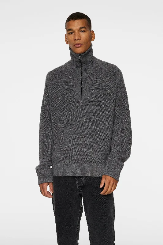 Men's Sweaters with Herringbone PatternsWilmer Quarter Zip Sweater