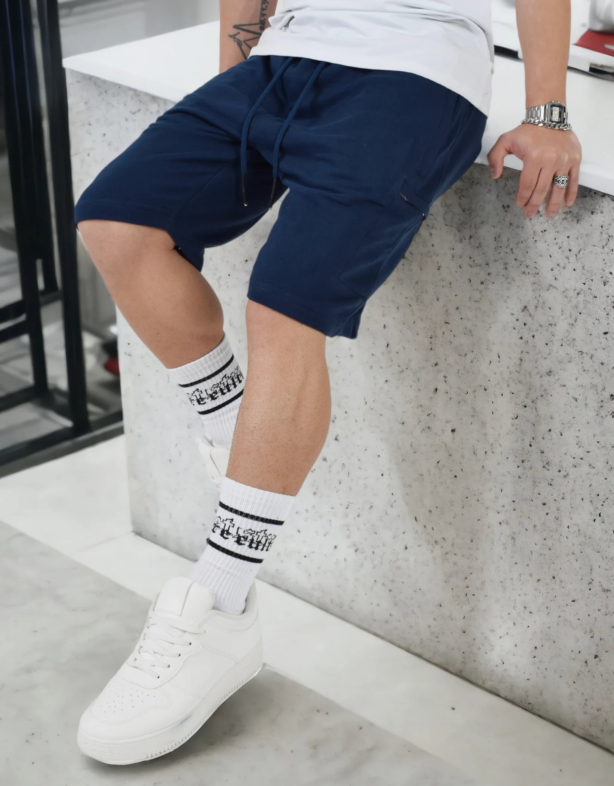 Men's Pants with Flap PocketsCargo Short