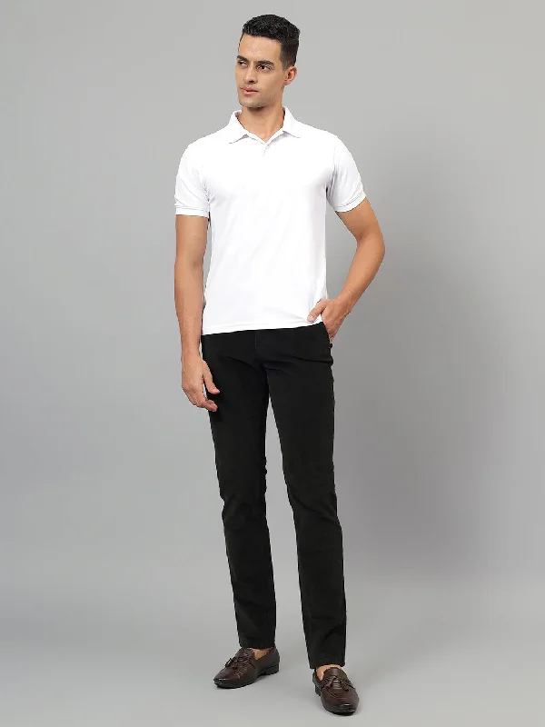 Men's Low-Waisted Pants for a Casual VibeMen's Green Self-Design Non-Pleated Casual Trouser Men's Low-Waisted Pants for a Casual VibeMen's Green Self-Design Non-Pleated Casual Trouser