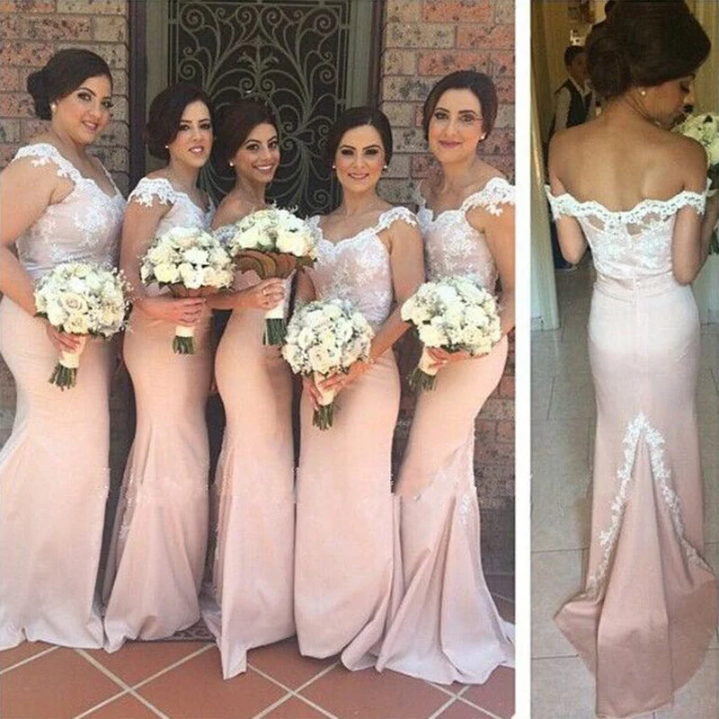 women's apple-shaped body dressesLP4599 lace Appliqued Mermaid Bridesmaid Dress Long Lace Appliqued Long Wedding Party formal Gown women's apple-shaped body dressesLP4599 lace Appliqued Mermaid Bridesmaid Dress Long Lace Appliqued Long Wedding Party formal Gown