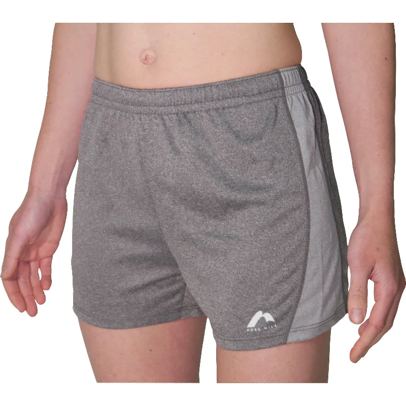 Men's Pants with Graphic PrintsMore Mile Marl Jersey Womens Training Shorts - Grey