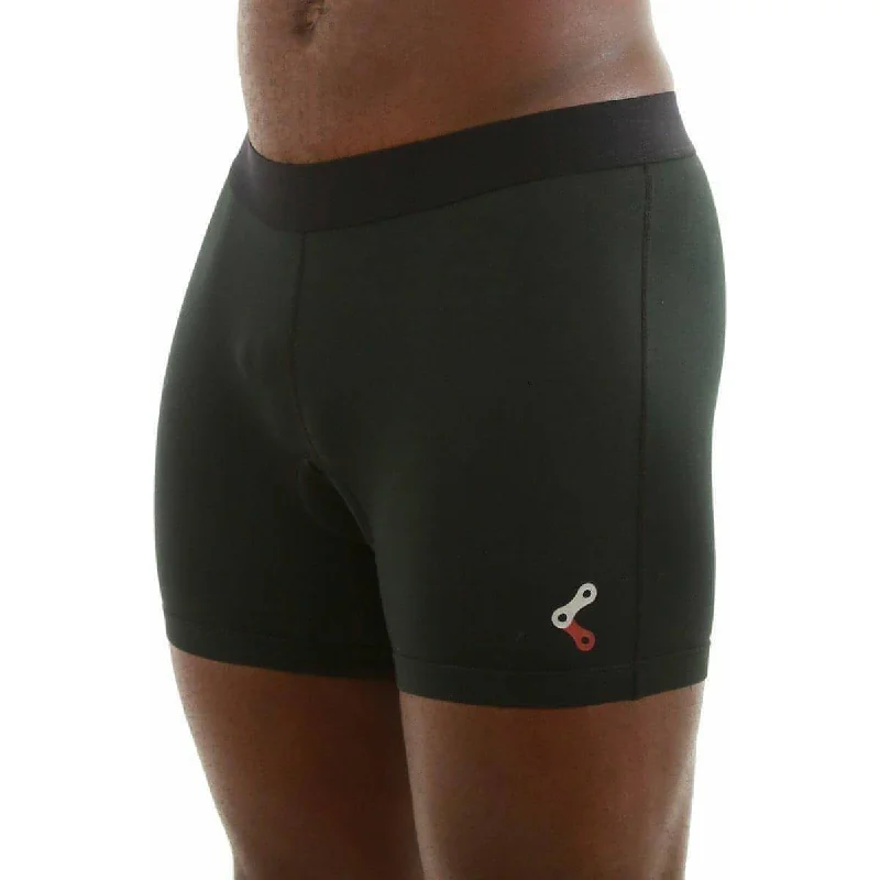 Men's Patterned Pants with Geometric DesignsLink Ride Mens Cycling Undershort - Black Men's Patterned Pants with Geometric DesignsLink Ride Mens Cycling Undershort - Black