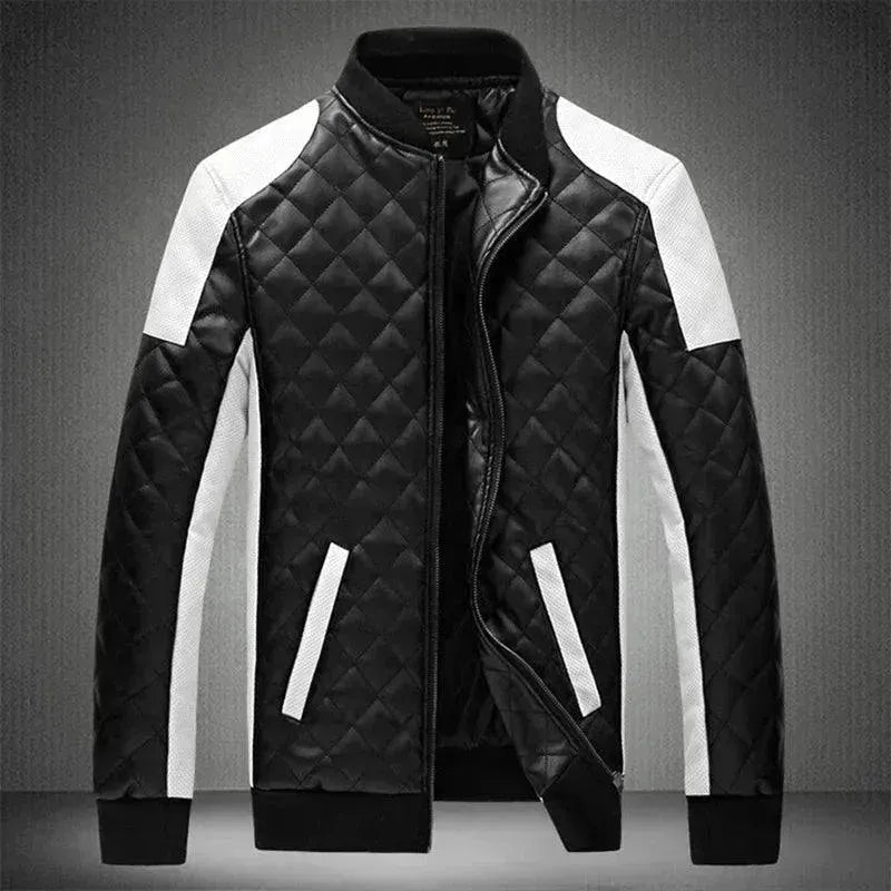 Men's Coats for WalkingMen's Casual Motorcycle Leather Jacket