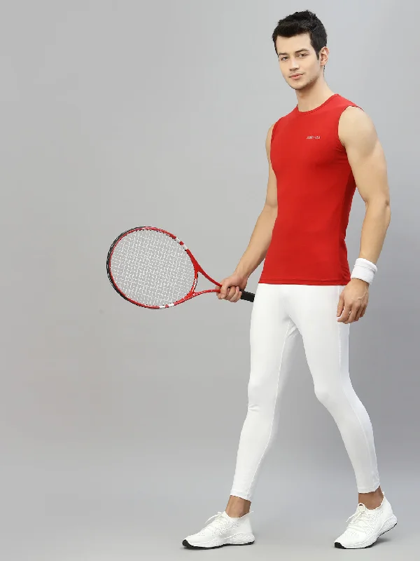 Casual Men's T-ShirtsJUMP USA Men Pure Cotton Sleeveless Solid Tank T-shirt