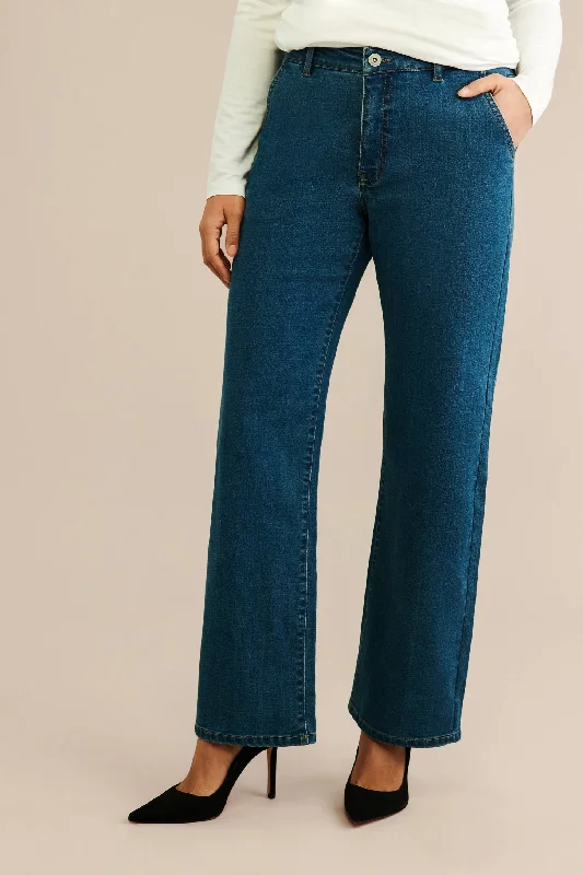 Workwear Men's JeansJeans jambe évasée - Femme