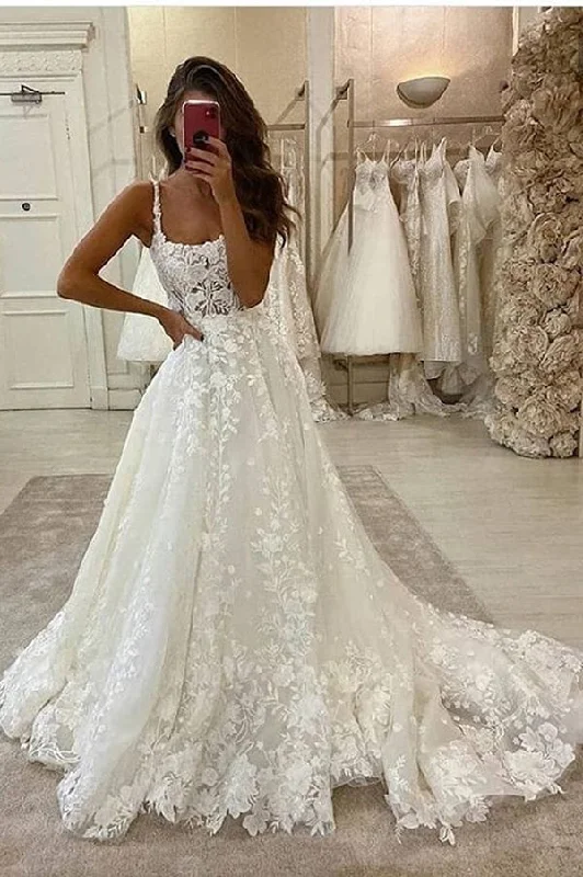 women's easy-to-wear dressesRoycebridal Gorgeous Ball Gown Scoop Neck Open Back Lace Wedding Dresses,Luxurious Wedding Gowns,MW466 women's easy-to-wear dressesRoycebridal Gorgeous Ball Gown Scoop Neck Open Back Lace Wedding Dresses,Luxurious Wedding Gowns,MW466