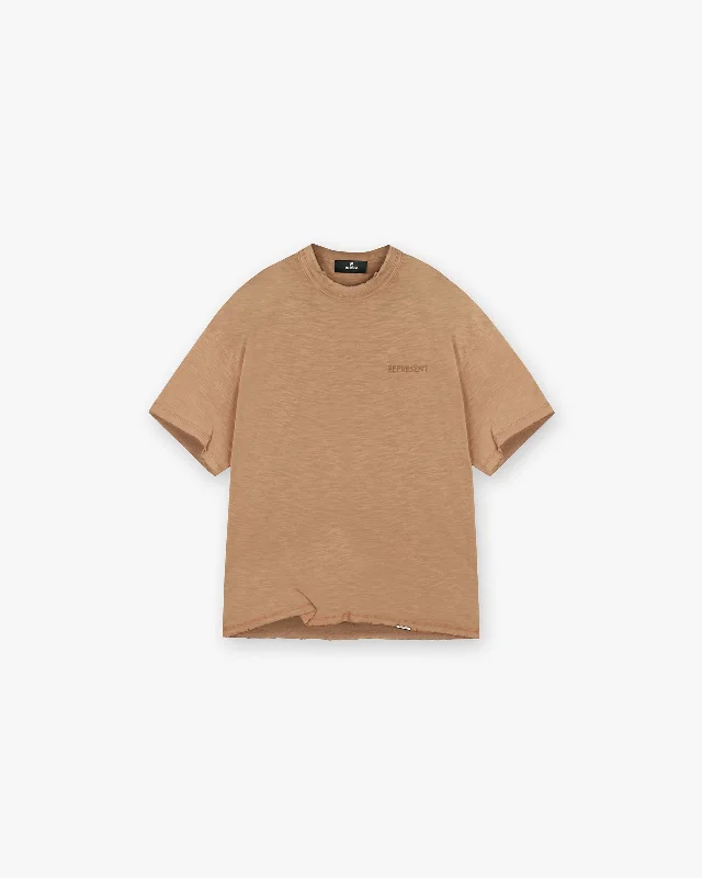 Men's Shirts with Floral PrintsSlub T-Shirt - Walnut