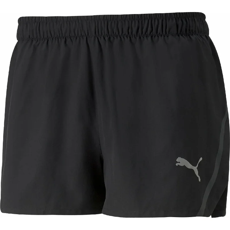 Men's Velcro-Closure Pants for ConveniencePuma Split Mens Running Shorts - Black