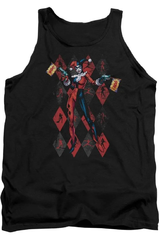 Men's Shirts with Plaid PatternsBatman Pow Pow Adult Tank Top