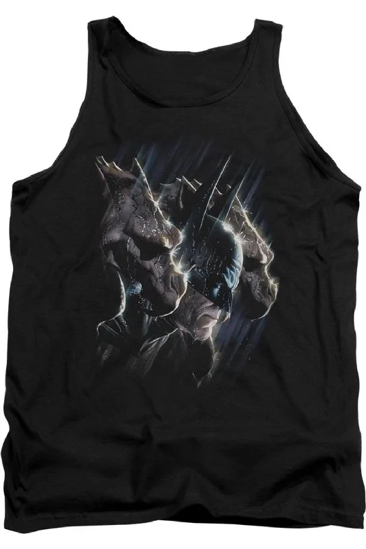 Men's Shirts with Graphic SleevesBatman Gargoyles Adult Tank Top