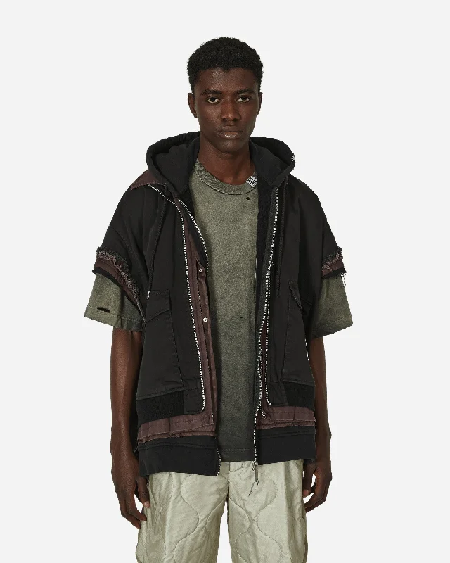 Essential Men's Puffer JacketsTriple Layered Vest Black