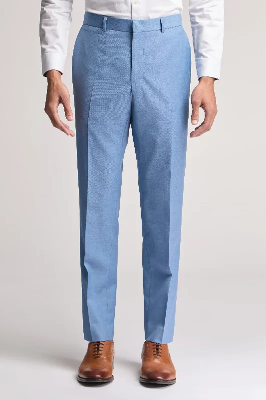 Versatile Men's ShortsAirforce Blue Sharkskin Trouser Blue